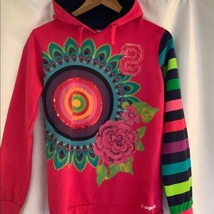 Desigual brand cotton hoodie Sz 13/14
